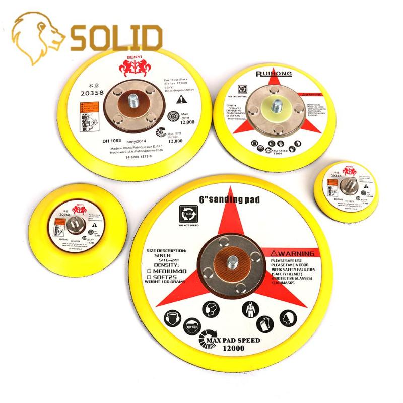 

2/3/4/5/6" Sanding Pad Sander Disc Polishing Pad Backer Plate 6/8mm Shank fit Dremel for Electric Grinder Rotary Tool