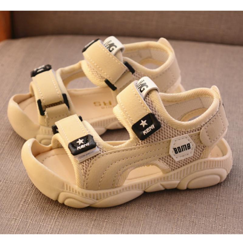 

Kids Shoes Summer Sandals Children Sports Casual Sneakers Boys Breathable Beach Shoes Baby Anti-kick Sandals, Blue