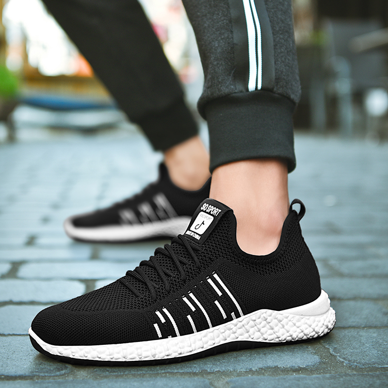 

2022 Running Shoes G.N.SHIJIA Fashion Top Quality PU Rubber Sole Black White 36 Women Men Sport Sneakers, #1 black white