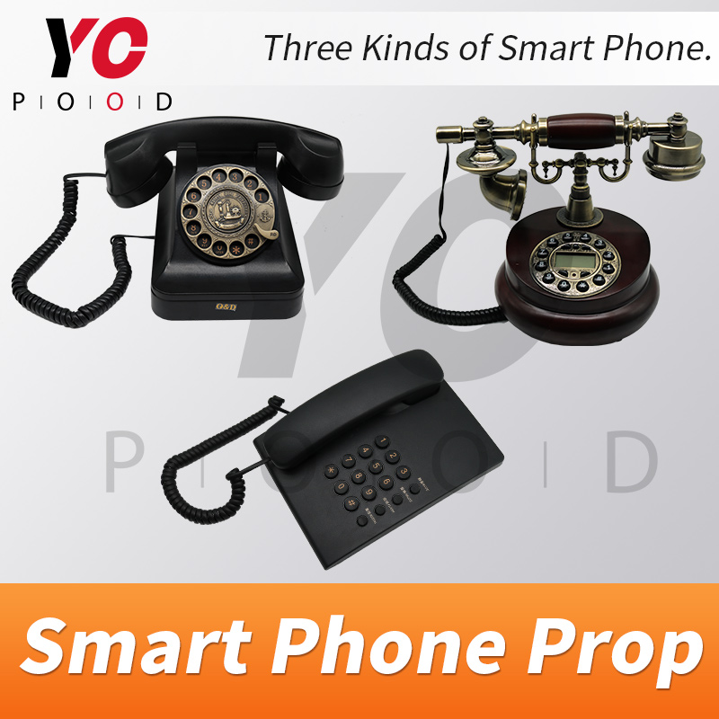 

room escape prop horrible smart phone game props for escape smart phone call dial right password to unlock with audio clues haunted ring