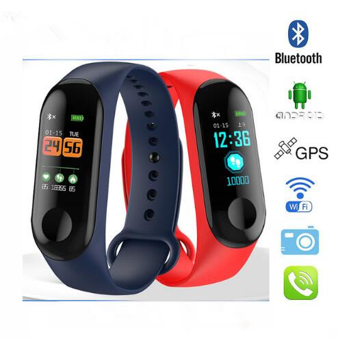 smart band watch bracelet wristband fitness tracker blood pressure heart rate m3s
