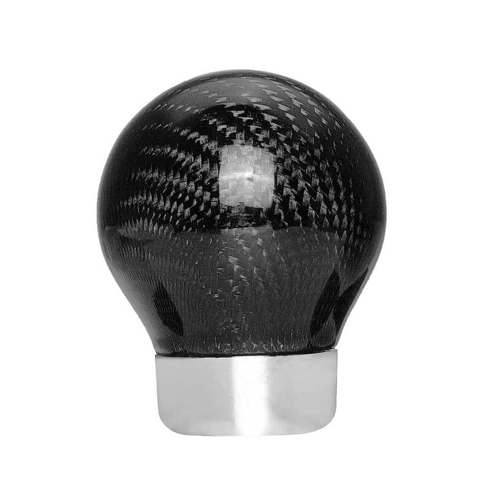 

Universal Gear Shift Knob Carbon Fiber Color Car Shift Knob with 8mm 10mm 11mm 12mm Adapters Car Accessories