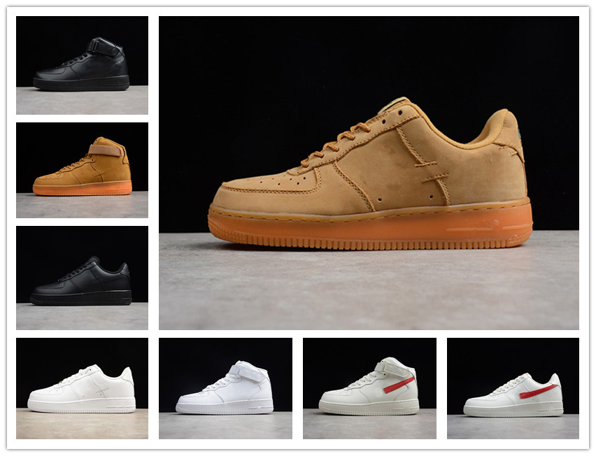 

Bargain sale CORK For Men&Women High Quality One 1 casual Shoes Low Cut All White Black Colour Casual Sneakers Size US 5.5-12, White;red