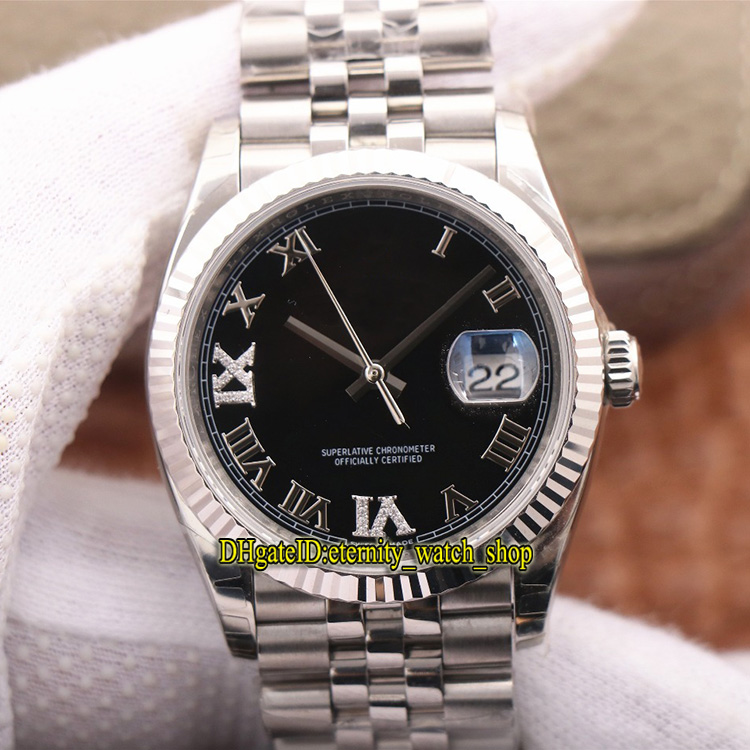 

EW V2 Best version DateJust 36mm 116234-0086 126233 Cal.3235 Automatic 126234 Mens Watch Black Dial Sapphire Sport Luxury Designer Watches, Box