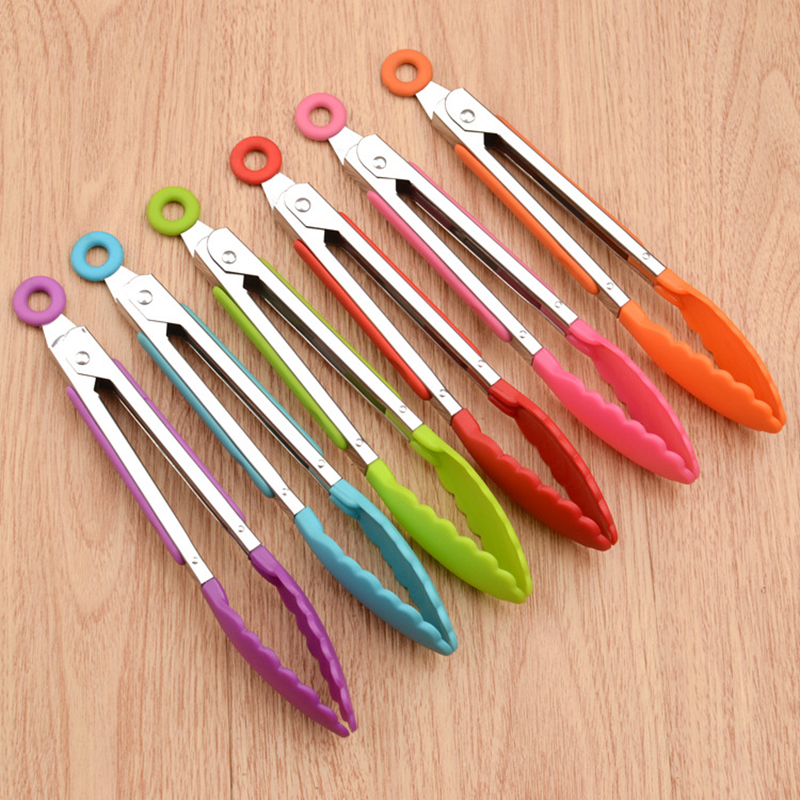 

Kitchen Food Tongs Pastry Tong Non-Stick BBQ Grilling Salad Bread Serving Tong Cooking Kitchen Tools