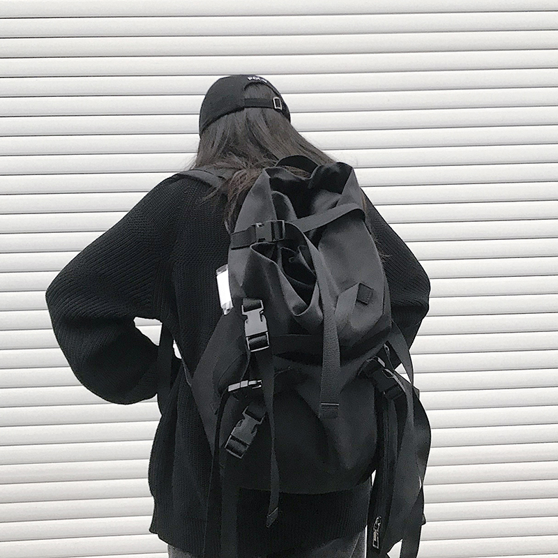 

Fashion Backpack Women Oxford Backbag 15.6 Inch Laptop Rucksack Large Capacity Shoulder Bag Mochilas Female Bagpack, Black