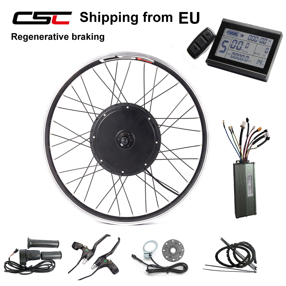 

Shipping from EU No tax e-bike 48V 1500W electric bike conversion Rear Wheel Drive Kit 26'' 27.5'' 28'' 29'' 700C with KT LCD3 display