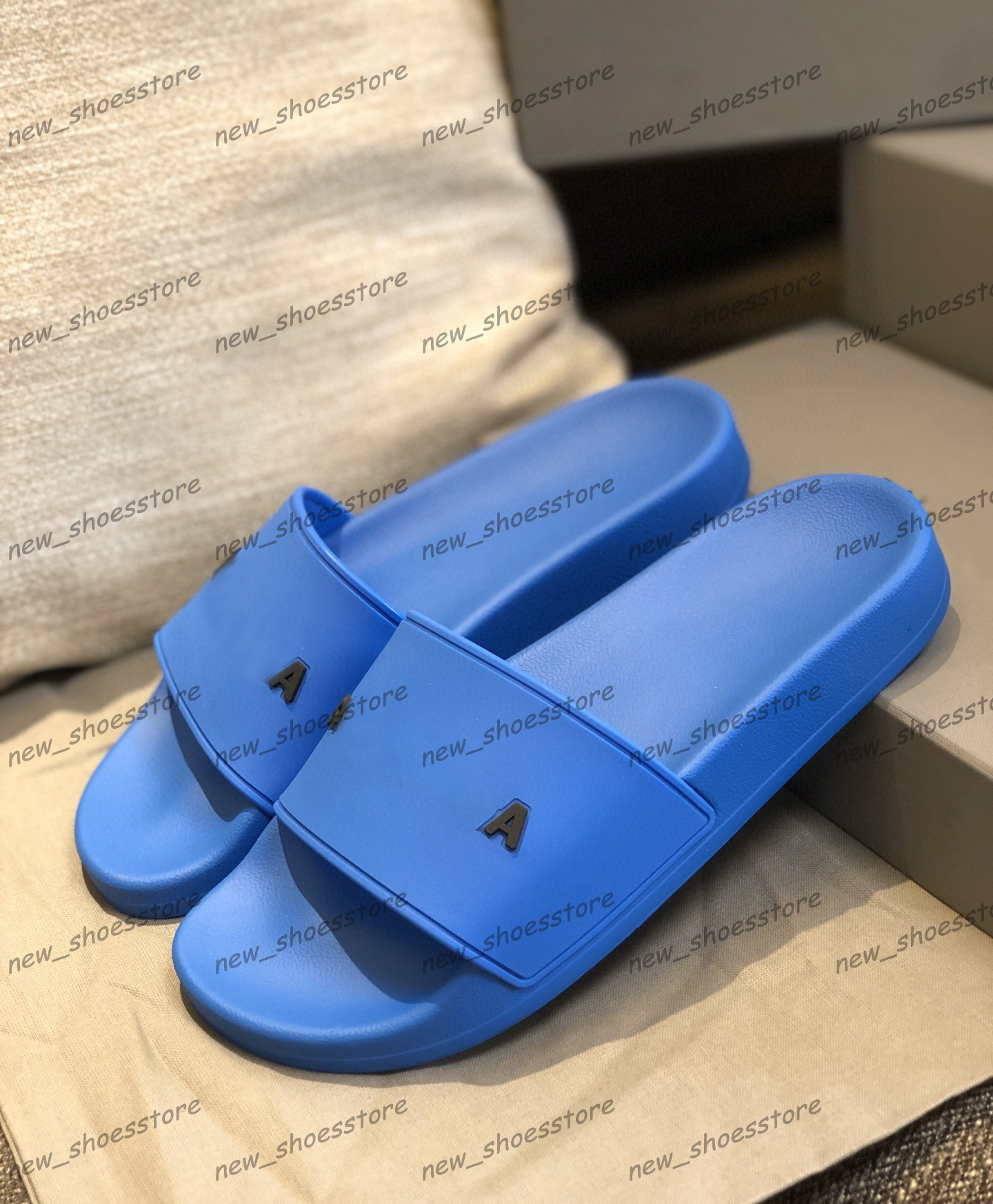 

Mens Womens Summer Slippers Beach Slide Sandals Comfort Flip Flops Shoes Slippers Leather Wide Flip Flops, Yellow black