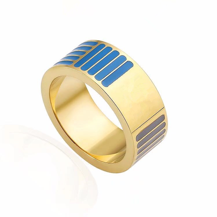 voyage et bijoux de vacances de créateur de mode hommes anneaux femmes bijoux de créateurs de luxe bagues bagues de fiançailles en acier inoxydab