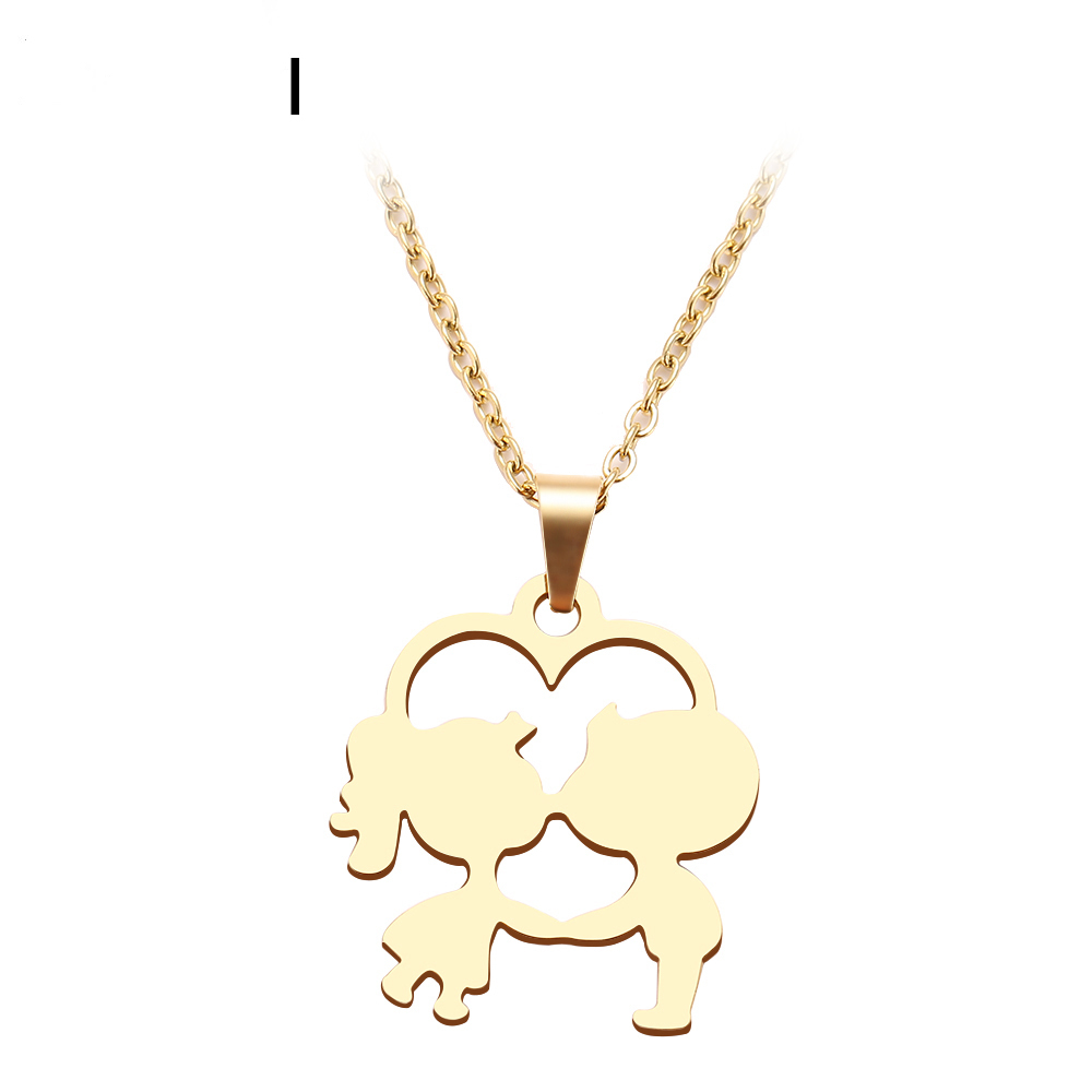 

Stainless Steel Necklace For Women Love Wedding Gift Boys And Girls Pendant Necklace Engagement No Fading Jewelry Party Trendy Statement