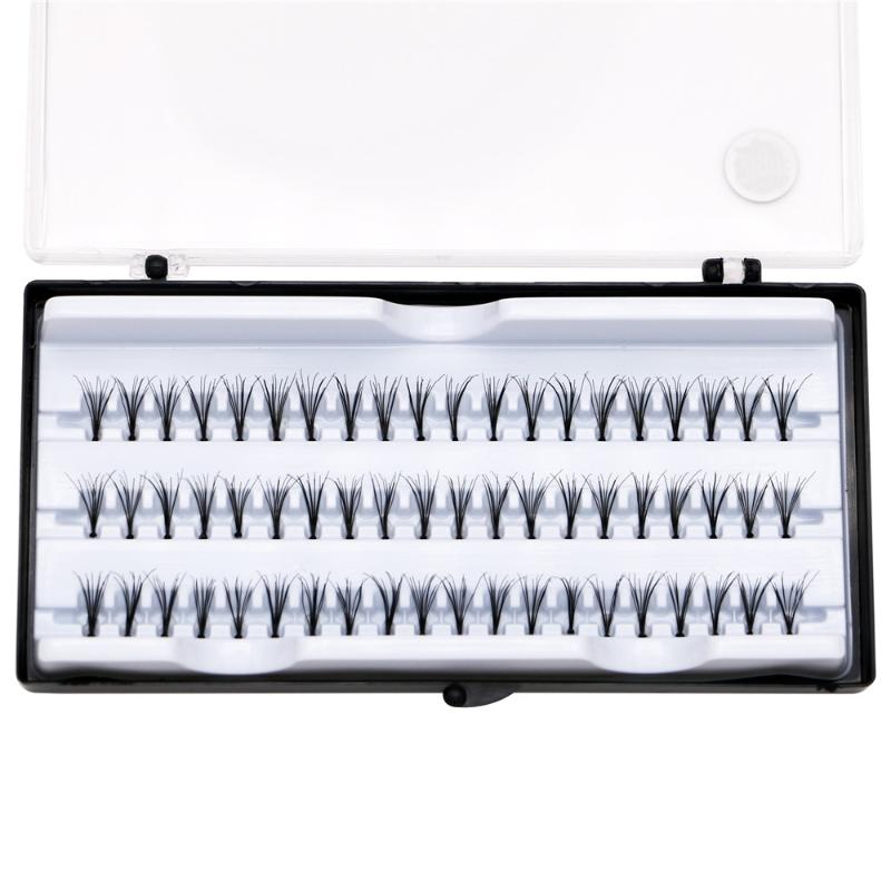 

8-14mm natural 3D false eyelashes fake lashes makeup kit Mink Lashes extension mink eyelashes beauty makeup toolsSingle planted