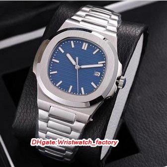 

Mens Watch Blue Dial Transparent Back U1 Factory Movement Engraved Nautilus Automatic Mechanical Stainless Steel Male Wrist r003, Shipping cost