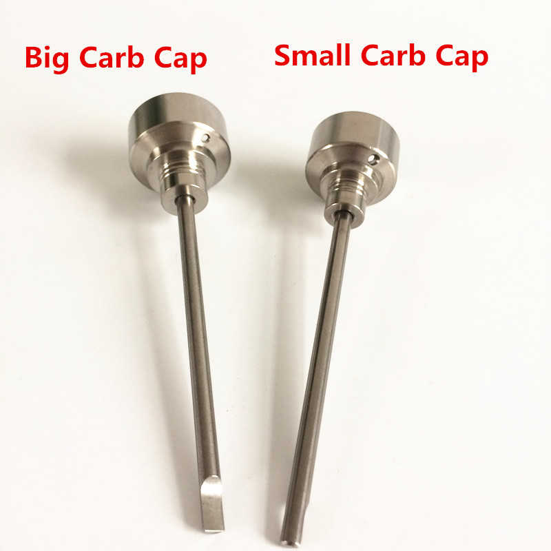 

Smoking Accessories 14/18mm Carb Cap With Flat Tip Dabber Jiont For Domeless Titanium Nail by pytitans