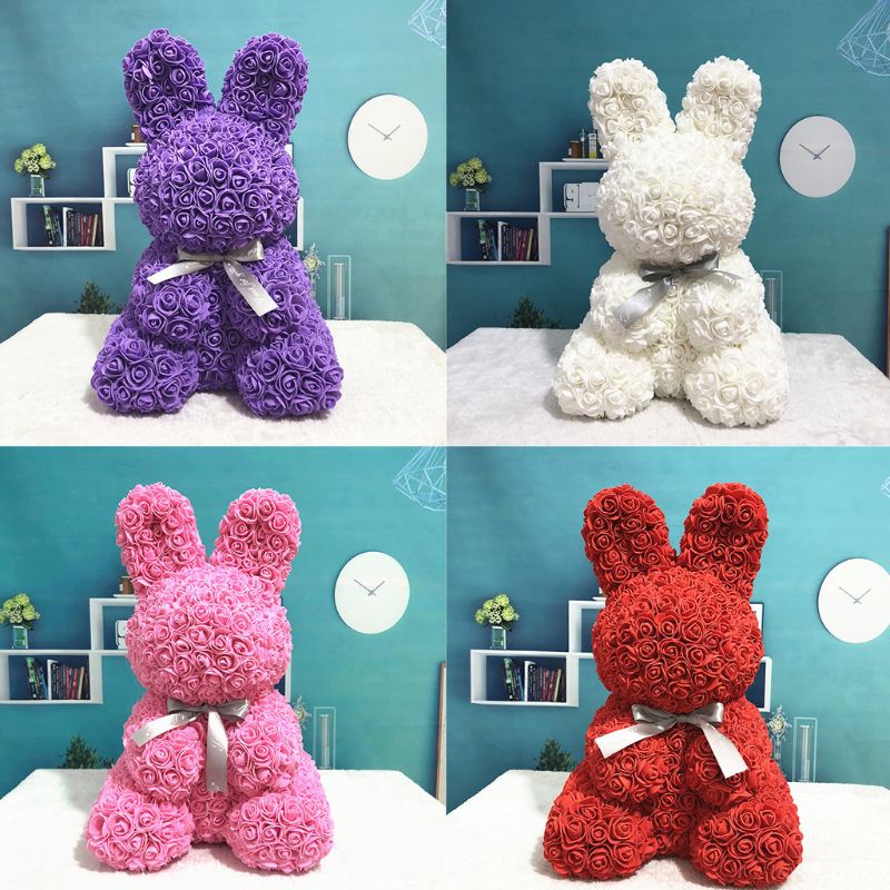 

Artificial Rose Soap Flower Handmade DIY Simulation Cute Doll Friend Gift, Blue