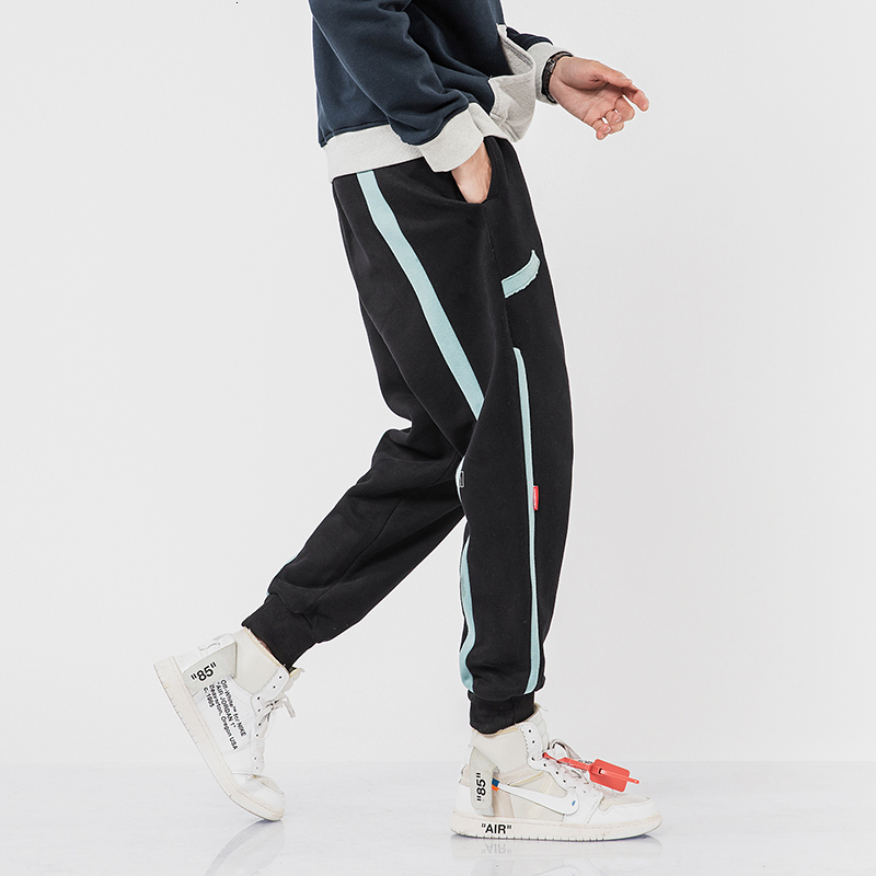 

Pantalones Varon Black Men Joggers Fashion 2019 Thick Warm Sweatpants Men Loose Front Pocket Casual Pant Winter Trousers Man