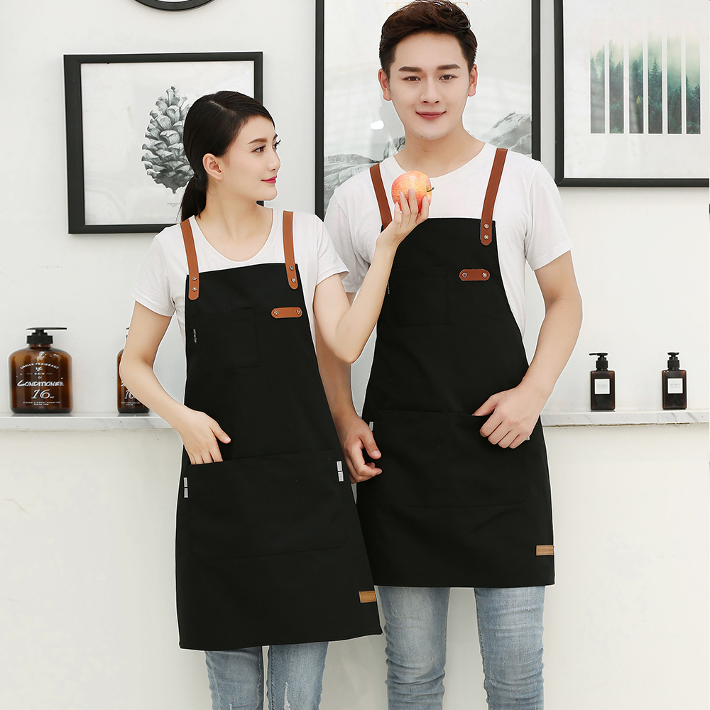 

Cooking Kitchen Apron Women Men Chef Waiter Uniform Bib Restaurant Cafe Shop BBQ Hairdresser Baking Nail Salon Work Aprons