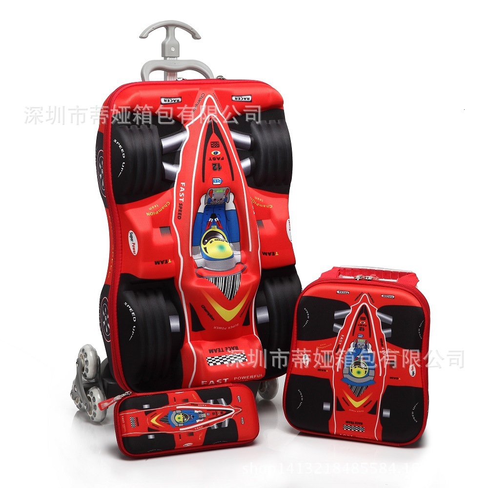 kids luggage trolley bag