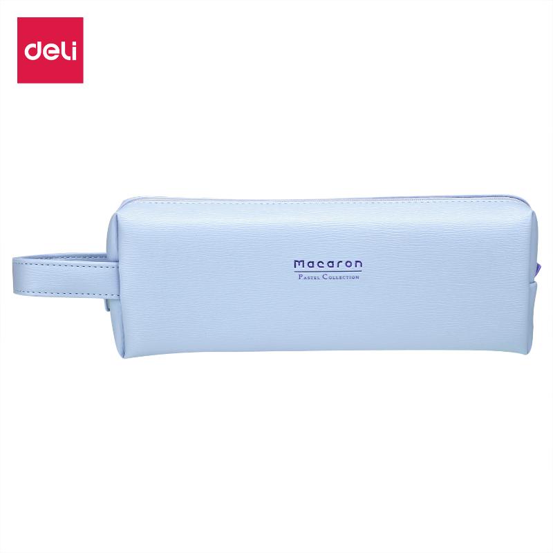 

DELI EZ86902 Pencil Pouch School Big Capacity Bag Pencil Case Macaron Color Storage Supplies Gift Stationery Student