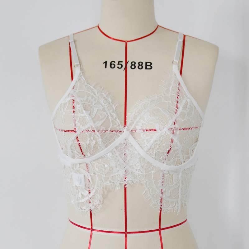 2020 Eyelash Lace Trim Sling Bras Exotic Temptation Charming Thin Bralette Women'S Sexy Lingerie