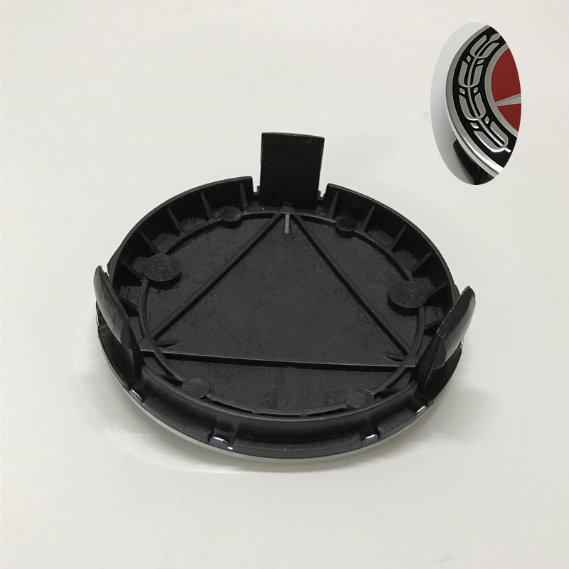 

20pcs 75mm 3pin dark blue black full black Wheel Center Hub Caps Hubcap Covers Rims Cap for A1714000025 Car Styling