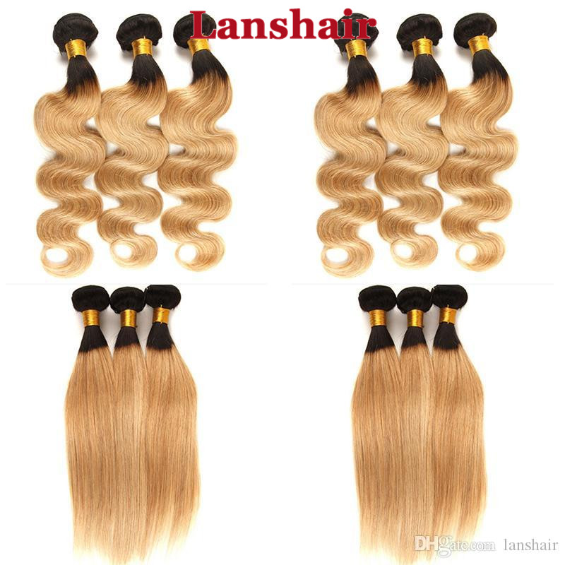 

Brazilian Straight body Wave Virgin Human Hair 3 4 Bundles Cheap Peruvian Malaysian Virgin Hair Extensions T1B 27 Human Hair Bundles Weaves