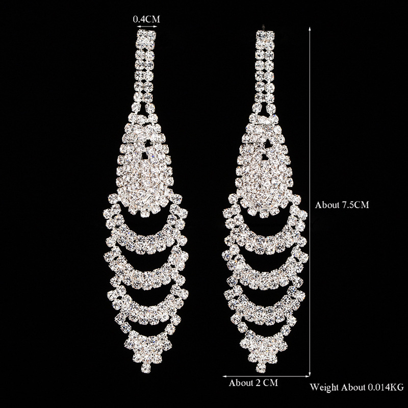 

Earring Exaggeration Ear Nail Earrings Long Fund Eardrop Ornaments