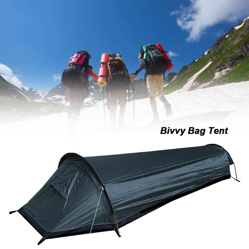 

Tents And Shelters Ultralight Single Person Bivvy Bag Tent 100% Waterproof Sleeping Cover Sack For Outdoor Survival Bushcraft Bivy Bags