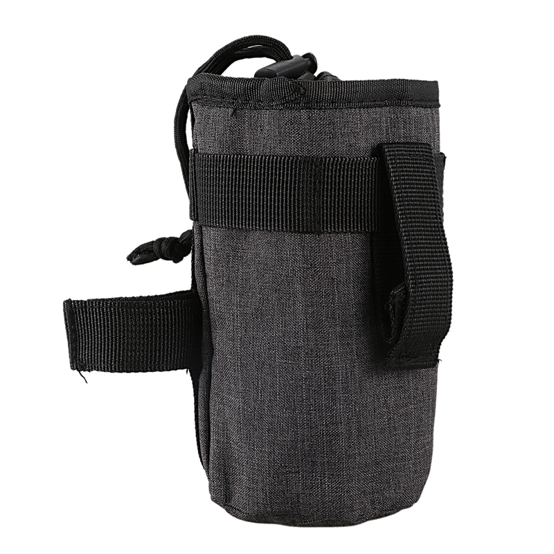

Bicycle Handlebar Bag Front Tube Bag Cycle Bike Kettle Insulated Bike Water Bottle Pocket Bicycle Bottle Accessorie, Dark grey