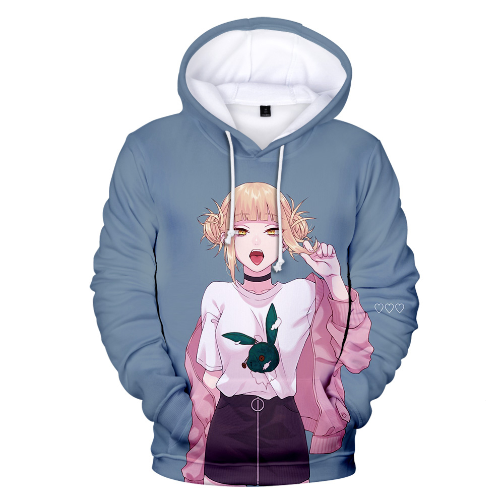 

Hot Himiko Toga Hoodies Men/Women Sweatshirts 3D Full Print Sweatshirt Himiko Toga Hooded Mens 3D Cap Autumn/Winter Coats T191213