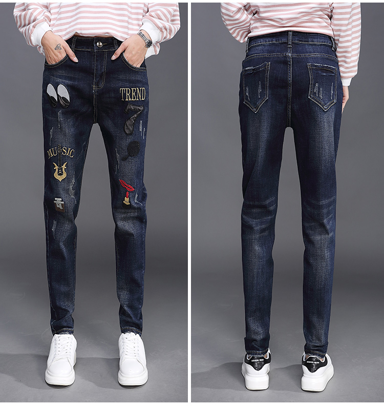 

The Blue Women Of Han Edition Haroun Pants Show Thin Collage Panty Baggy Pants