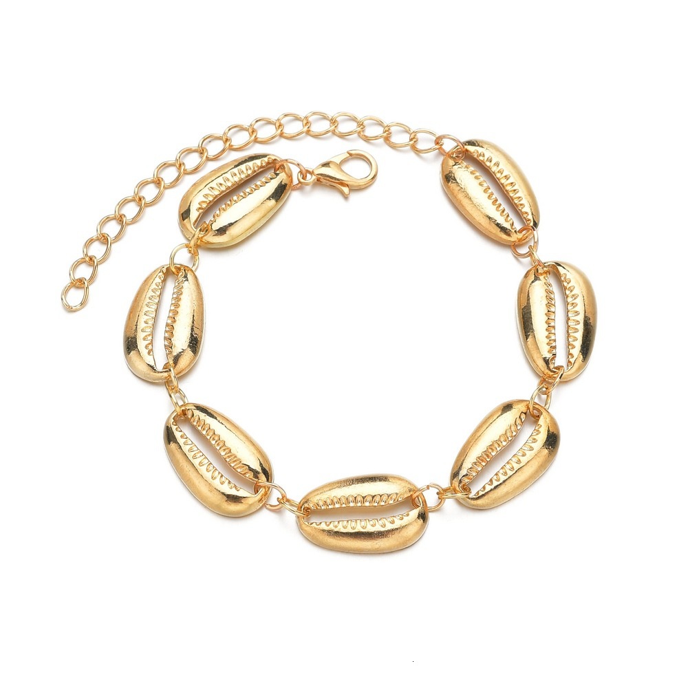 

Sea Shell Jewelry Sandy Beach Accessories Bracelet Posimi Second Nation Wind Shell Alloy Anklet Anklet Ornaments Woman