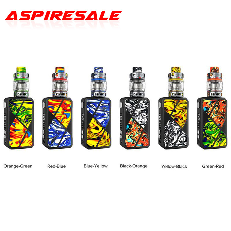 

Authentic Freemax Maxus 200W Kit Supports Single or Dual Battery With 5ml M Pro 2 Tank 904L M Mesh Coils, Orange-green