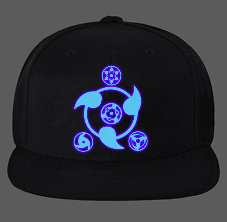

Anime Naruto Hat Cosplay Costumes Cap Luminous baseball Hip-hop Snapback Black Cotton Hats For Adult Boys Girls, Blue;gray