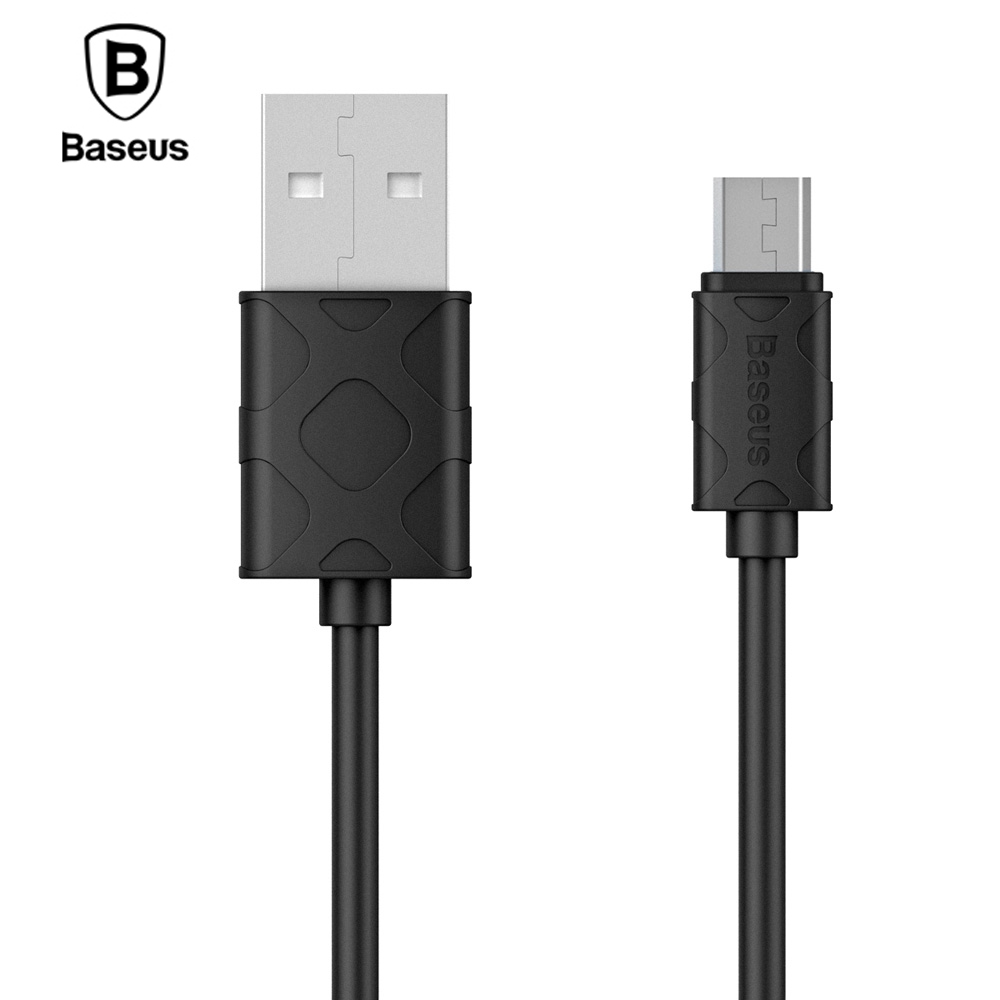 

Baseus Yaven Series 1m Micro USB Data Transfer and Charging Cord Line, Black