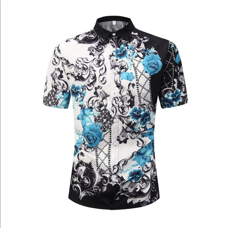 short sleeve hawaiian dress