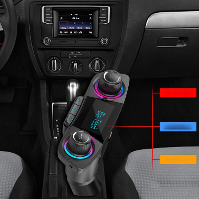 

Car Wireless Bluetoot MP3 Player FM Transmitter Handsfree Call Support TF Double USB Charger Audio Car MP3 Player
