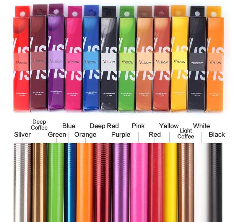 

Vision II 1650mAh Ego twist 3.3 4.8V vision spinner 2 variable voltage 510 thread battery for Electronic cigarettes ego atomizer
