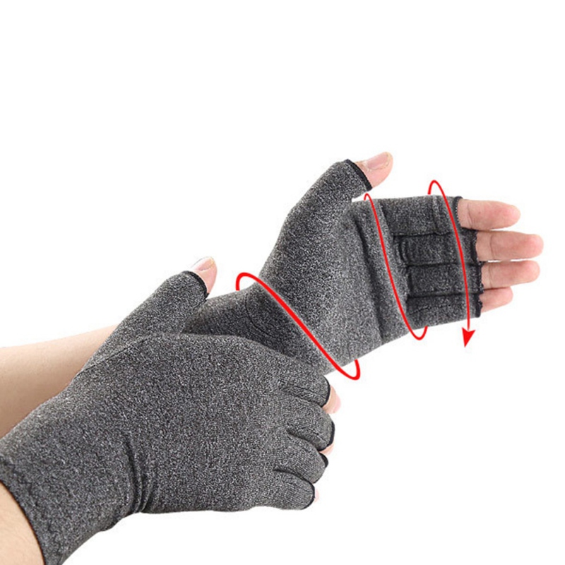 

Touch Screen Gloves Anti Arthritis Therapy Compression Gloves And Ache Pain Joint Relief Grey Winter 1 Pairs Arthritis, Dark grey