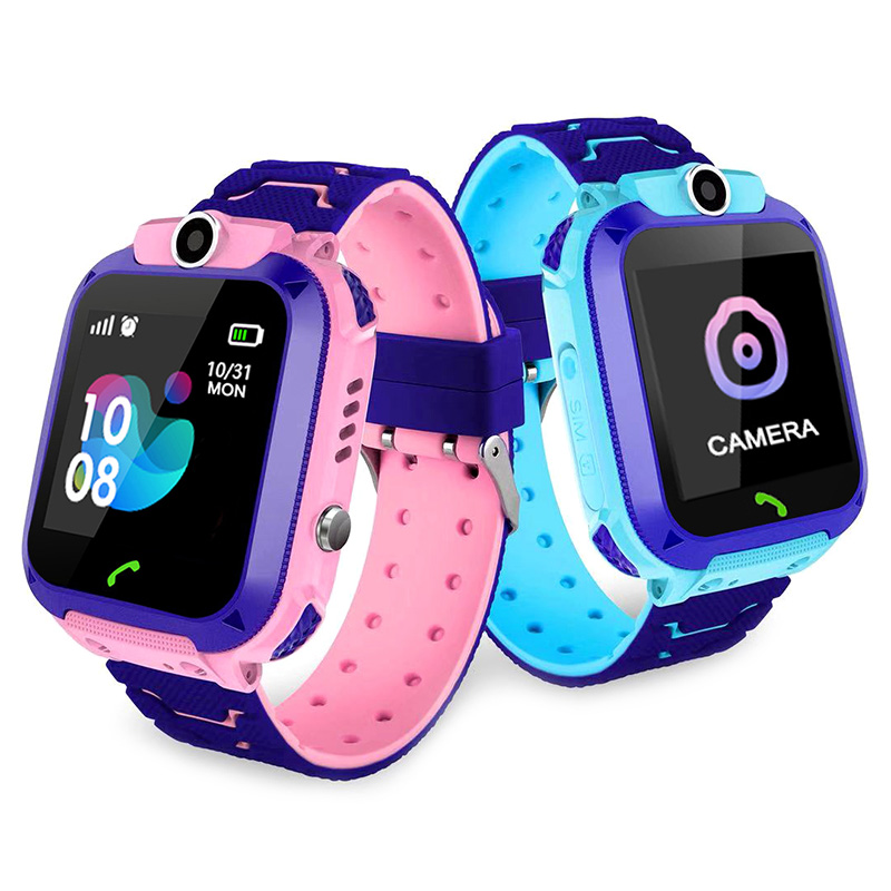

Kids GPS Tracker Watch Kids Smart Watch Phone with Two Way Calls SOS Anti-Lost Real Time Monitor Touch Screen Child Cellphone Watch