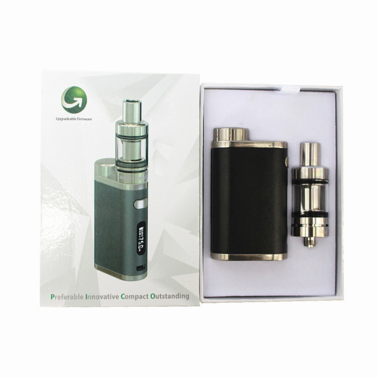 

Pico Starter Kit 5 Colors with TC 75W Melo 3 Mini Tanks Atomizer Invisible Airflow Control Vape Box Mod Vaporizer Pen Kits DHL