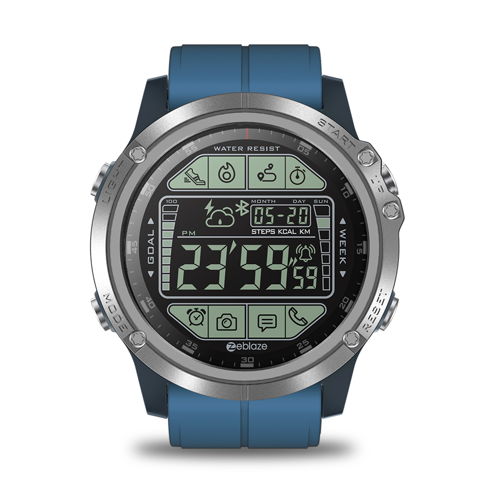 

Zeblaze VIBE 3 3D IPS 3 Color Display Smartwatch IP67 Waterproof Heart Rate Monitor Sport Smart Watch Pk T1 Tact