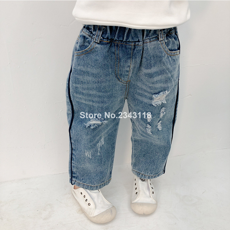 Estilo De Los Pantalones Vaqueros De Los Ninos Coreanos Online