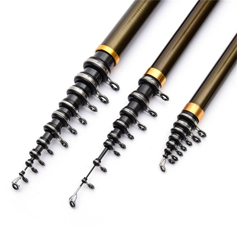 

AIYUQ.U Carbon Fiber Super Hard Ultra Light Carp Fishing Pole Stream Fishing Rod HooksHG036