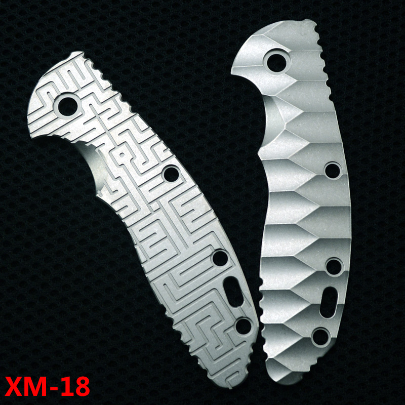 

Hinderer 3.5" XM-18 Textured Titanium Handle EDC Knife Handle Tools Handle Material
