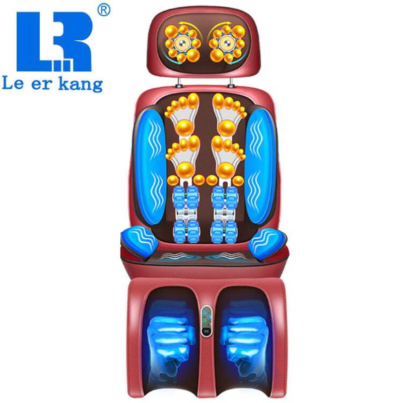 

LEK electric body massager cervical department spine massage cushion vibration kneading electric massagers for the body 918T