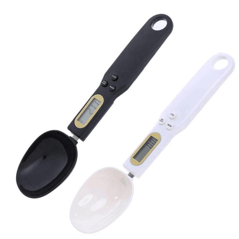 

Newest Electronic Measuring Spoon 0.1g High Precision Nutrition Measuring Spoon Kitchen Scale Baking Scale Supplies 500g, Black