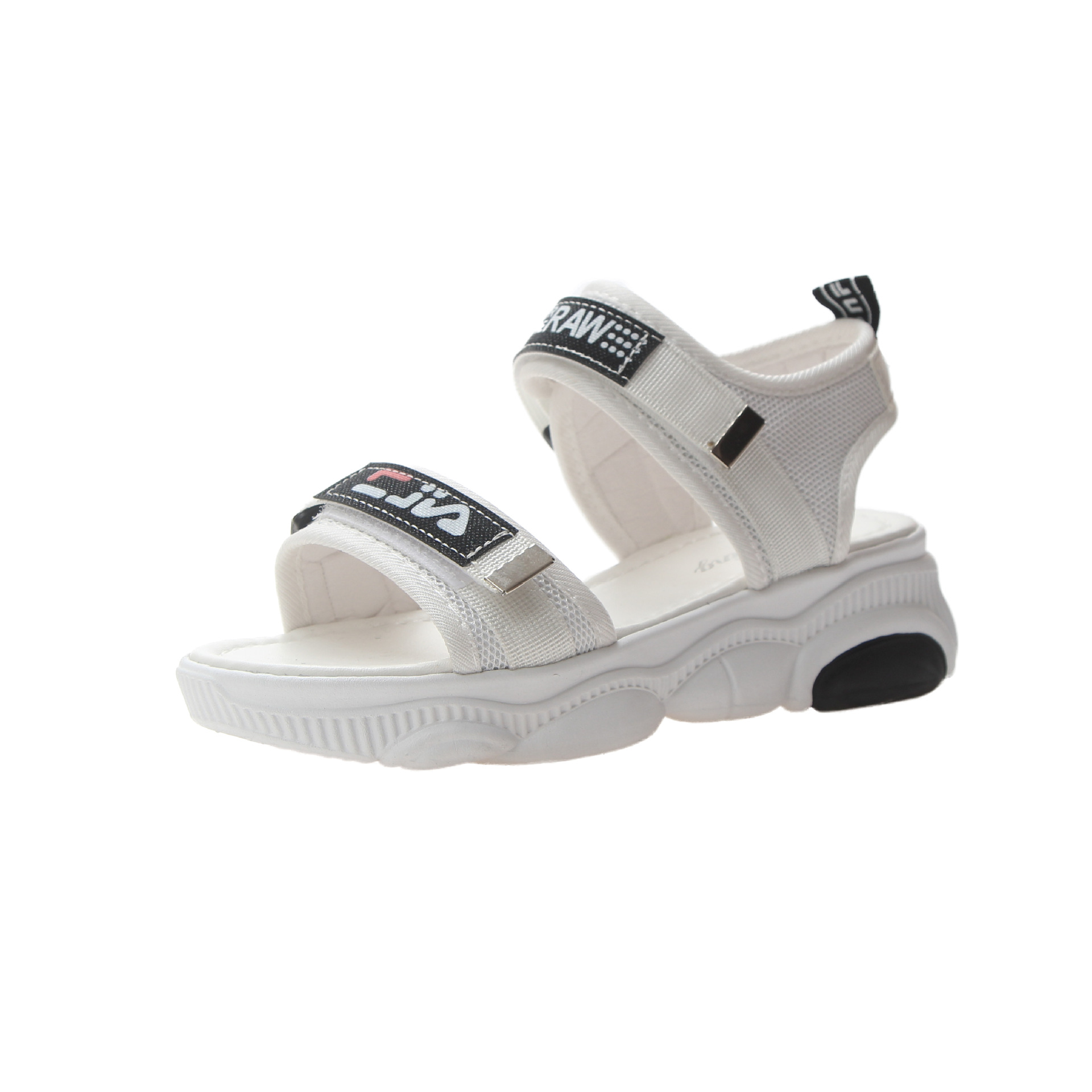 

Women Sandals 2019 New Fashion Ladies Casual Shoes Wedges Buckle Strap Platform Shoes Summer Sandals tor girl Women's thick-soled shoe, Black