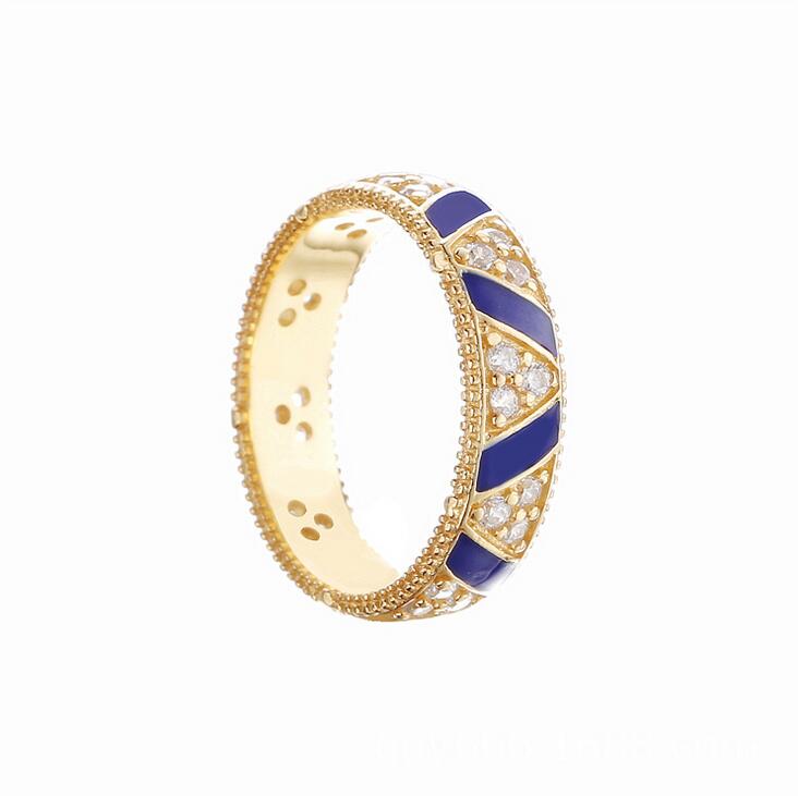 TOP quality 925 Sterling silver rings for women summer silver 925 jewelry shine exotic stones and stripes Pandora ring men jewelry-image-479655241