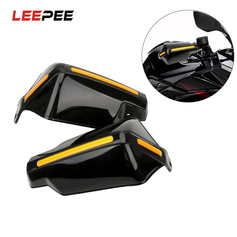 

LEEPEE 1 Pair Handle Protector Shield Windproof Universal Motorcycle Hand Guard Handlebar HandGuards Protection Gear