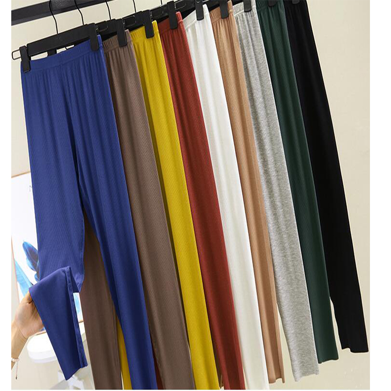 

Womens Spring Summer Pants Cotton Linen Solid Elastic waist Candy Colors Harem Trousers Soft high quality for Female ladys -XXL, Black